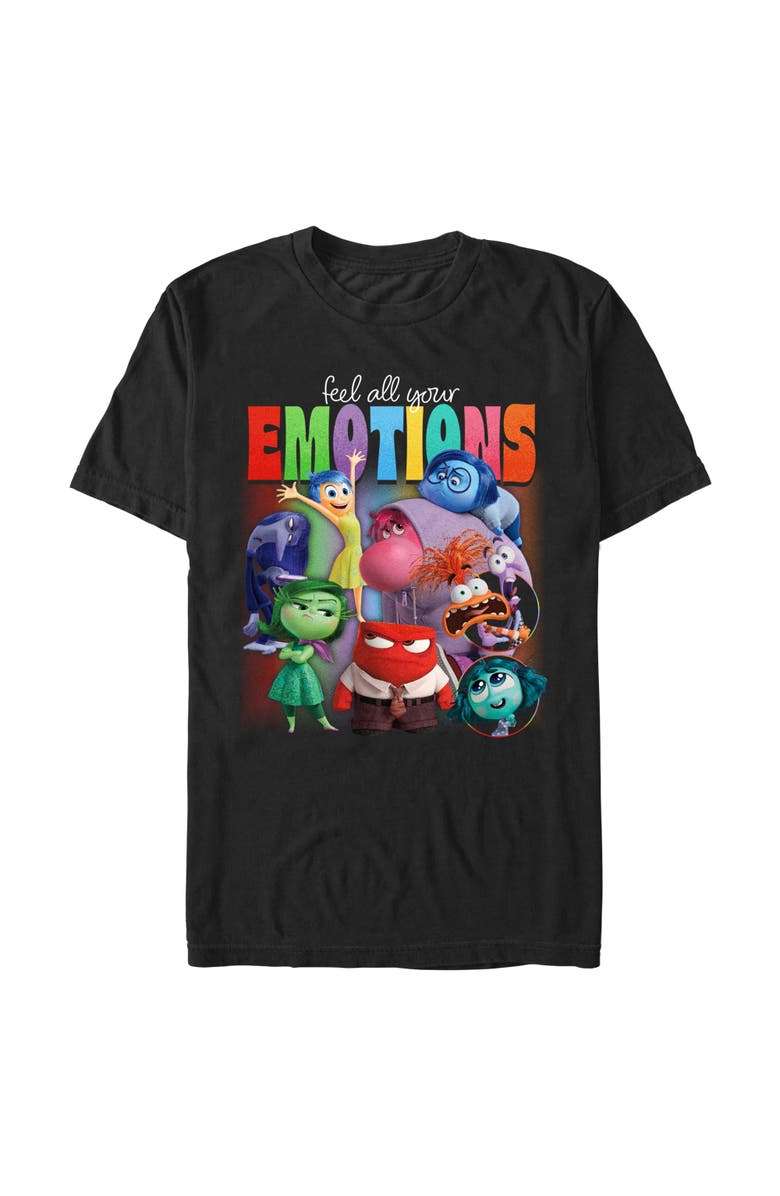 Inside Out 2 Men's Inside Out 2 Feel All Your Emotions Graphic T-Shirt, Main, color, Black