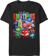 Inside Out 2 Men's Inside Out 2 Feel All Your Emotions Graphic T-Shirt