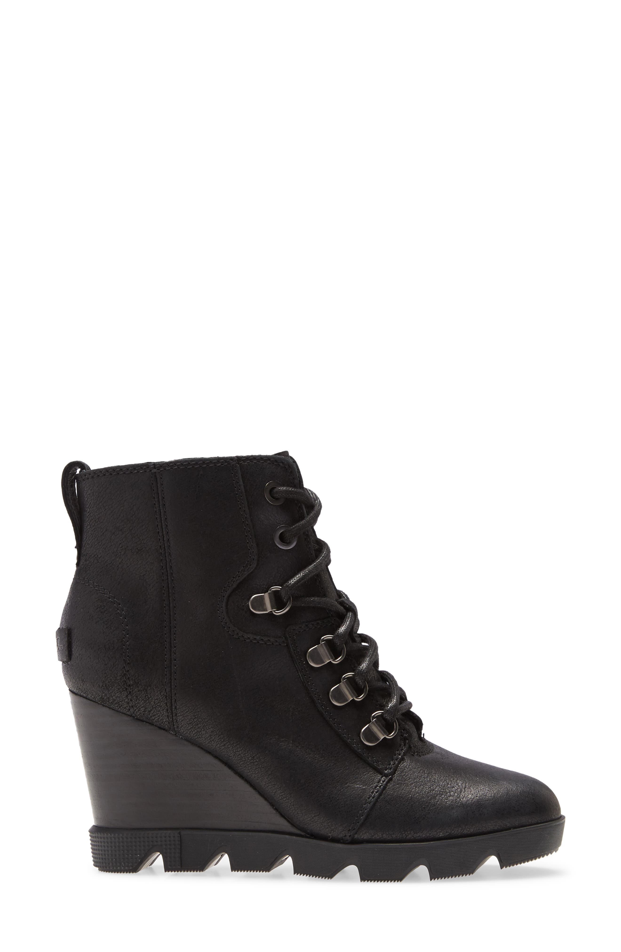 SOREL Joan Uptown Waterproof Wedge Bootie, Alternate, color, 