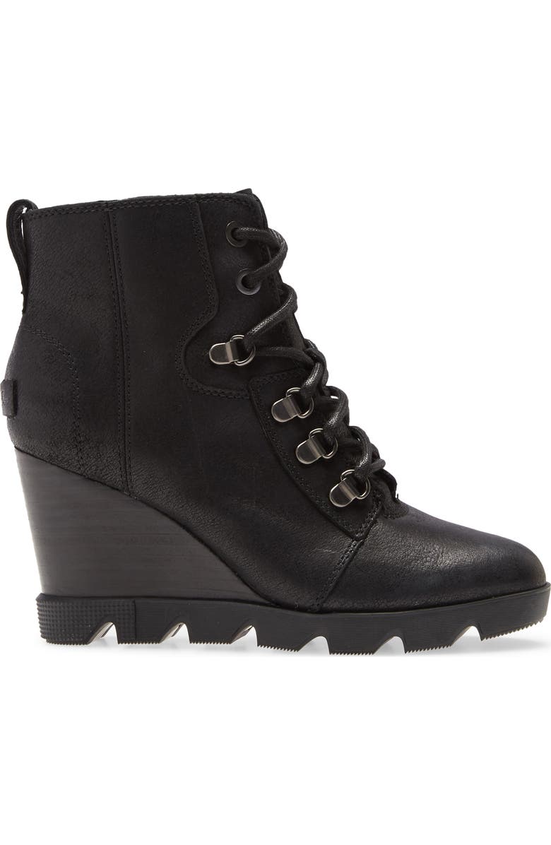 SOREL Joan Uptown Waterproof Wedge Bootie, Alternate, color,