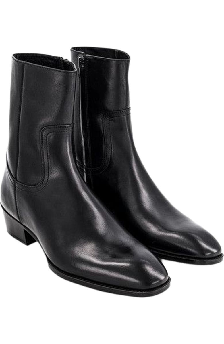 Anthony Veer Lennox Boot, Main, color, Obsidian Black Leather