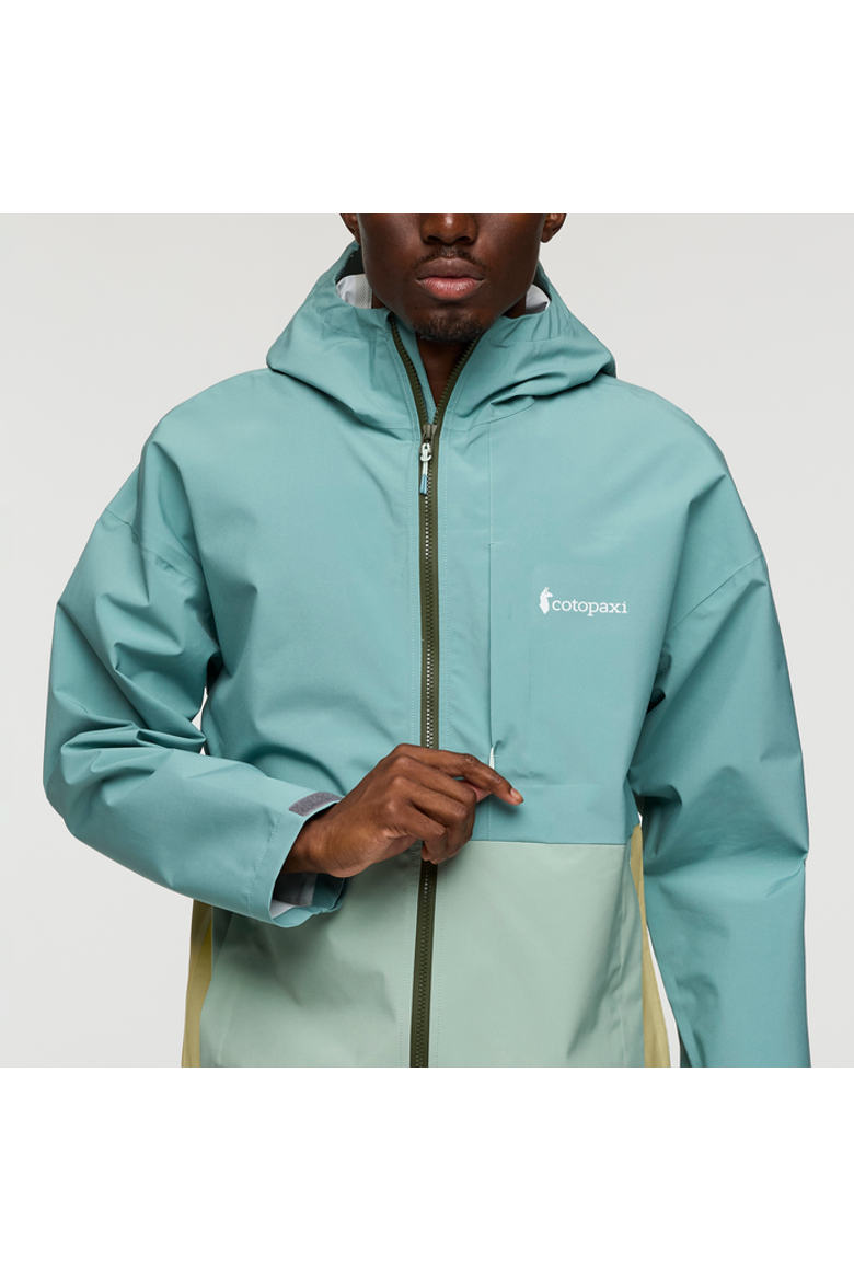 Cielo Rain Jacket - Men's, Alternate, color, Bluegrass And Silver Leaf