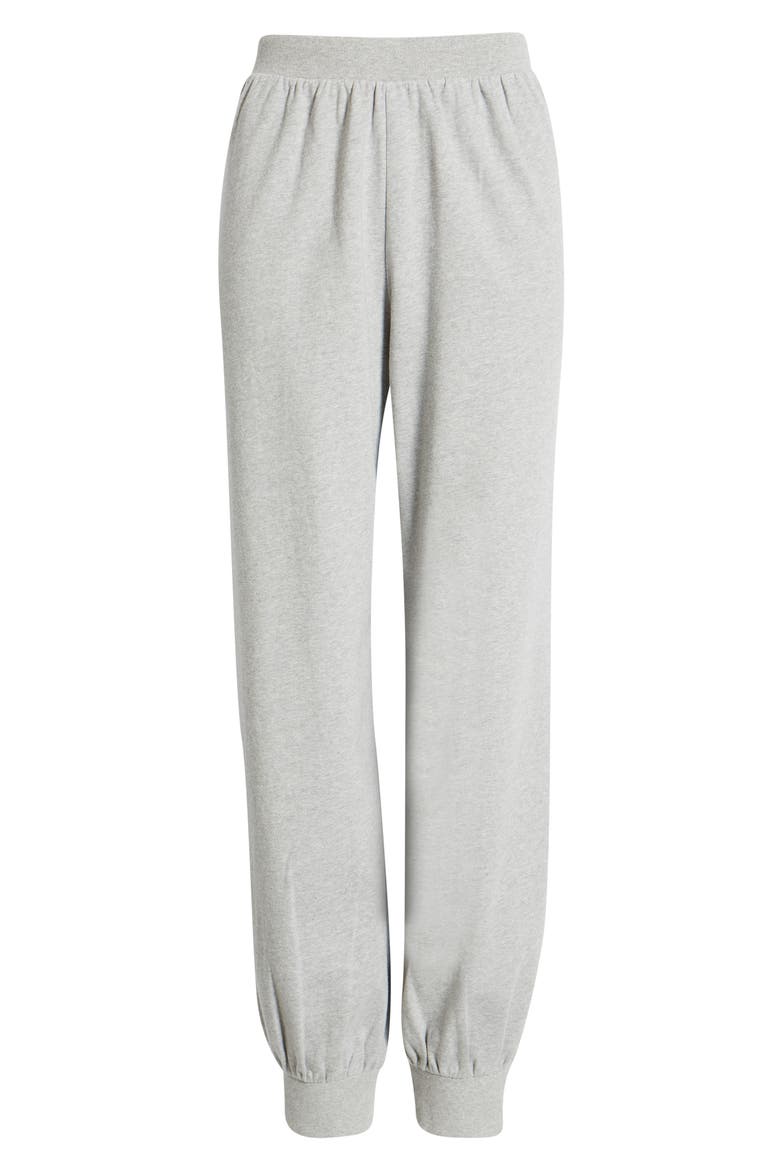 Organic Cotton French Terry Joggers, Alternate, color, GREY HEATHER