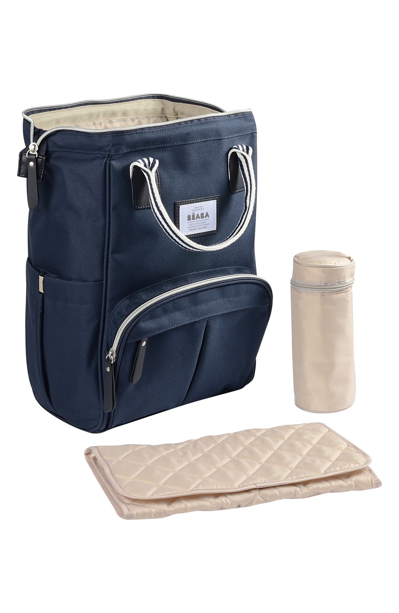 BEABA Wellington Diaper Backpack, Alternate, color, Navy