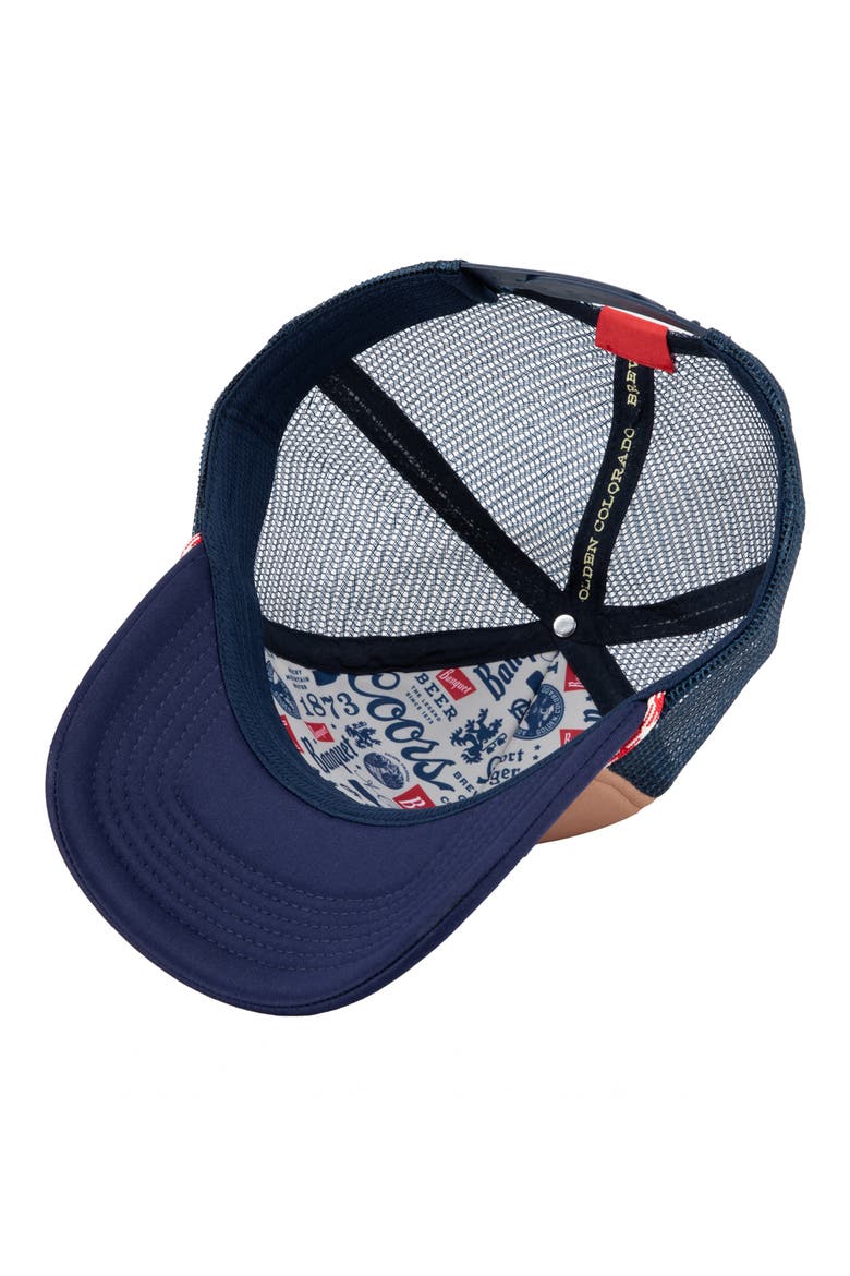 Sublimated Trucker Hat, Alternate, color, NAVY