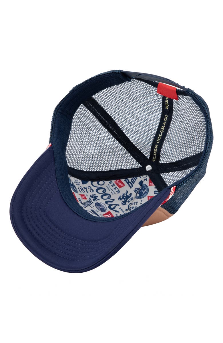 San Diego Hat Sublimated Trucker Hat, Alternate, color, Navy