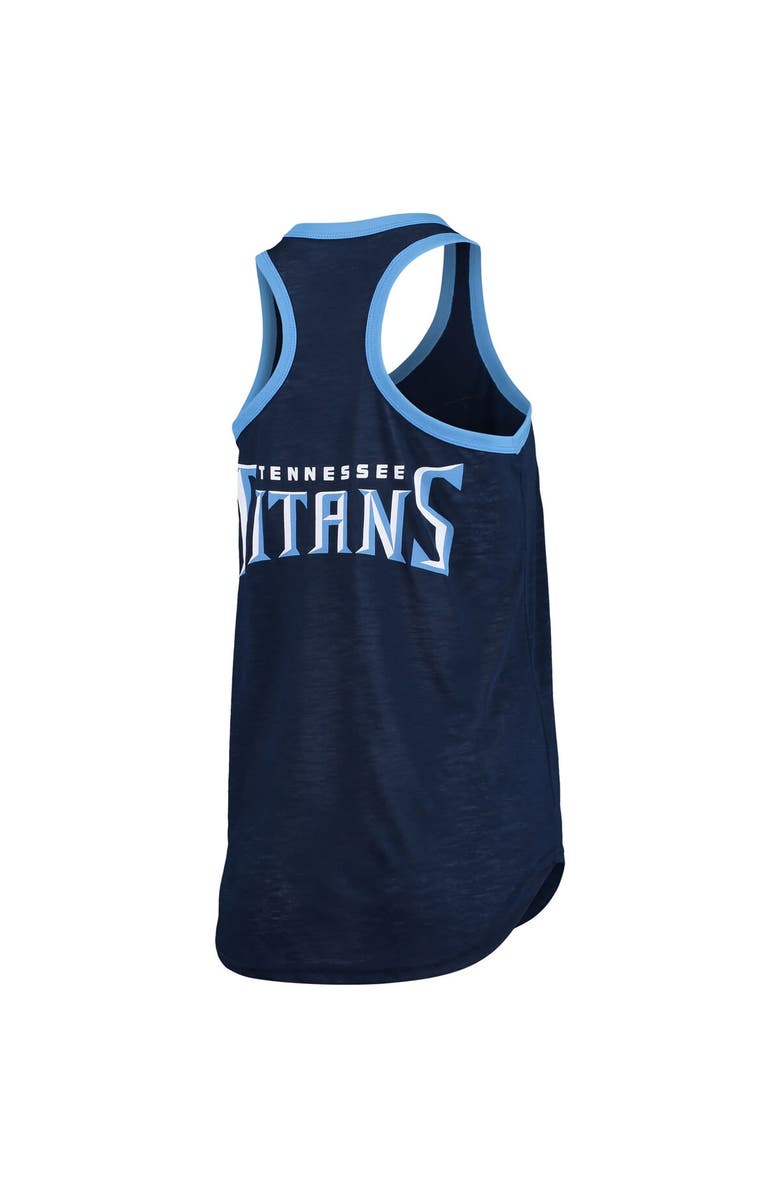 G-III 4HER BY CARL BANKS Women's G-III 4Her by Carl Banks Navy Tennessee Titans Tater Tank Top, Alternate, color, Navy