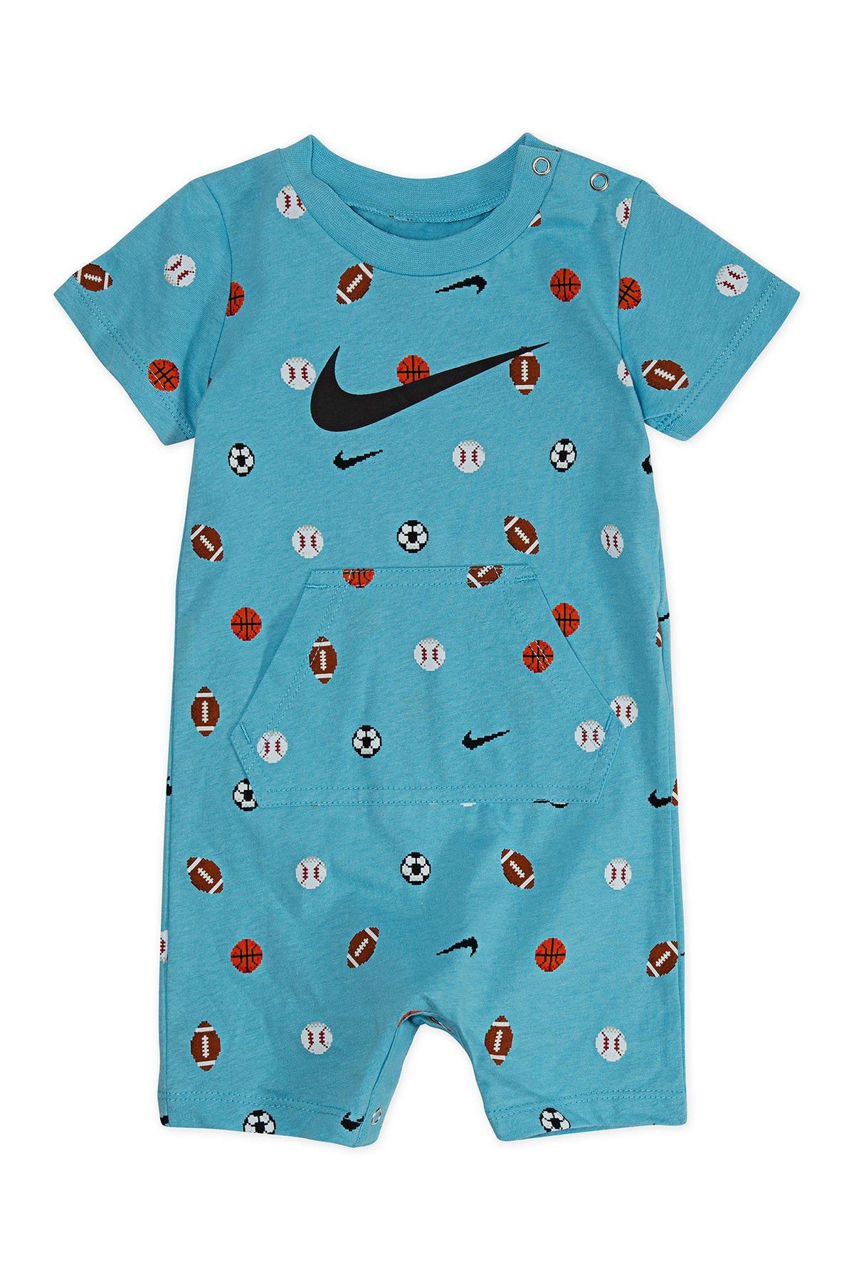 Nike 8 Bit AOP Ball Print Romper | Nordstromrack