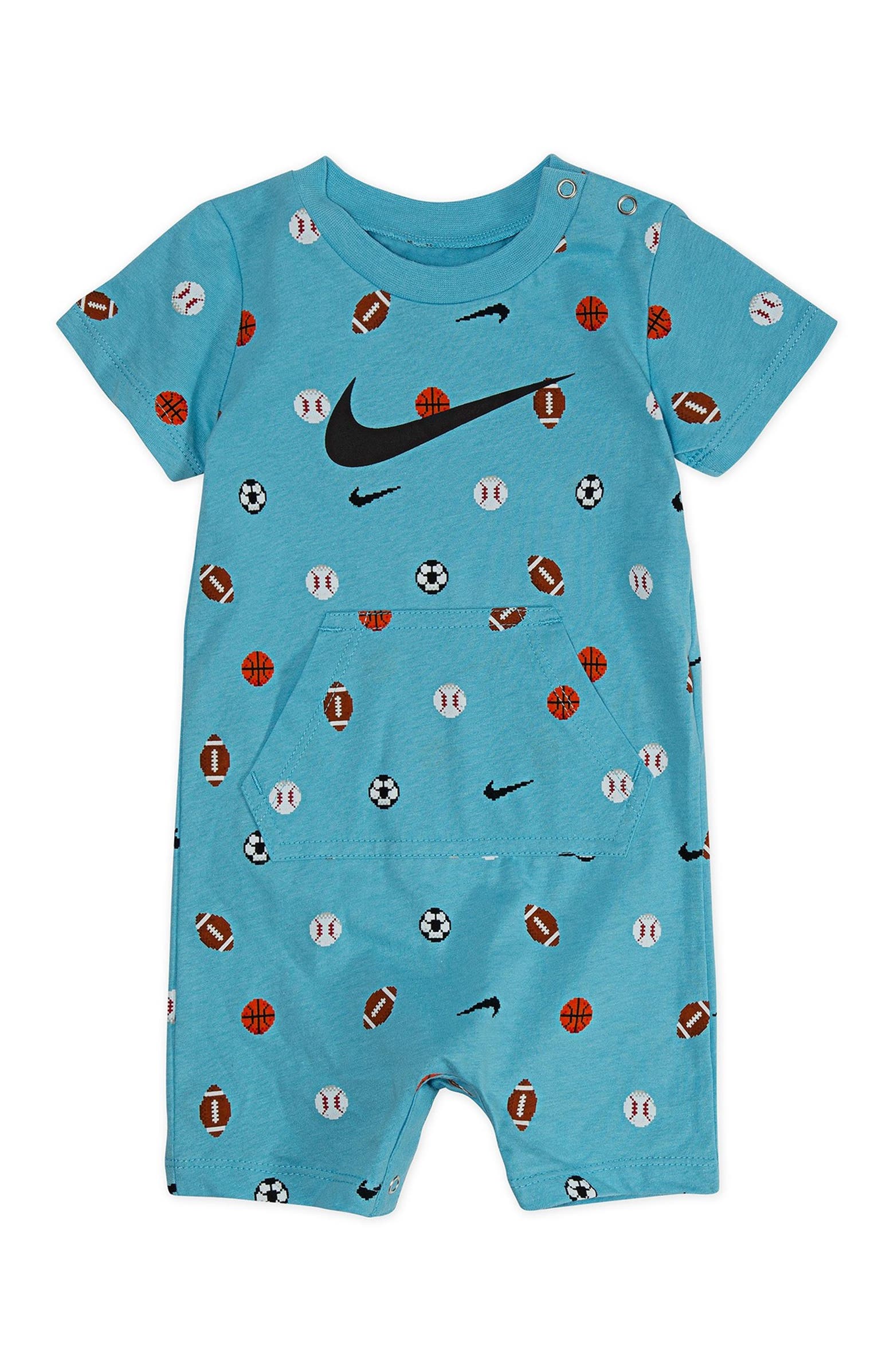 Nike 8 Bit AOP Ball Print Romper | Nordstromrack