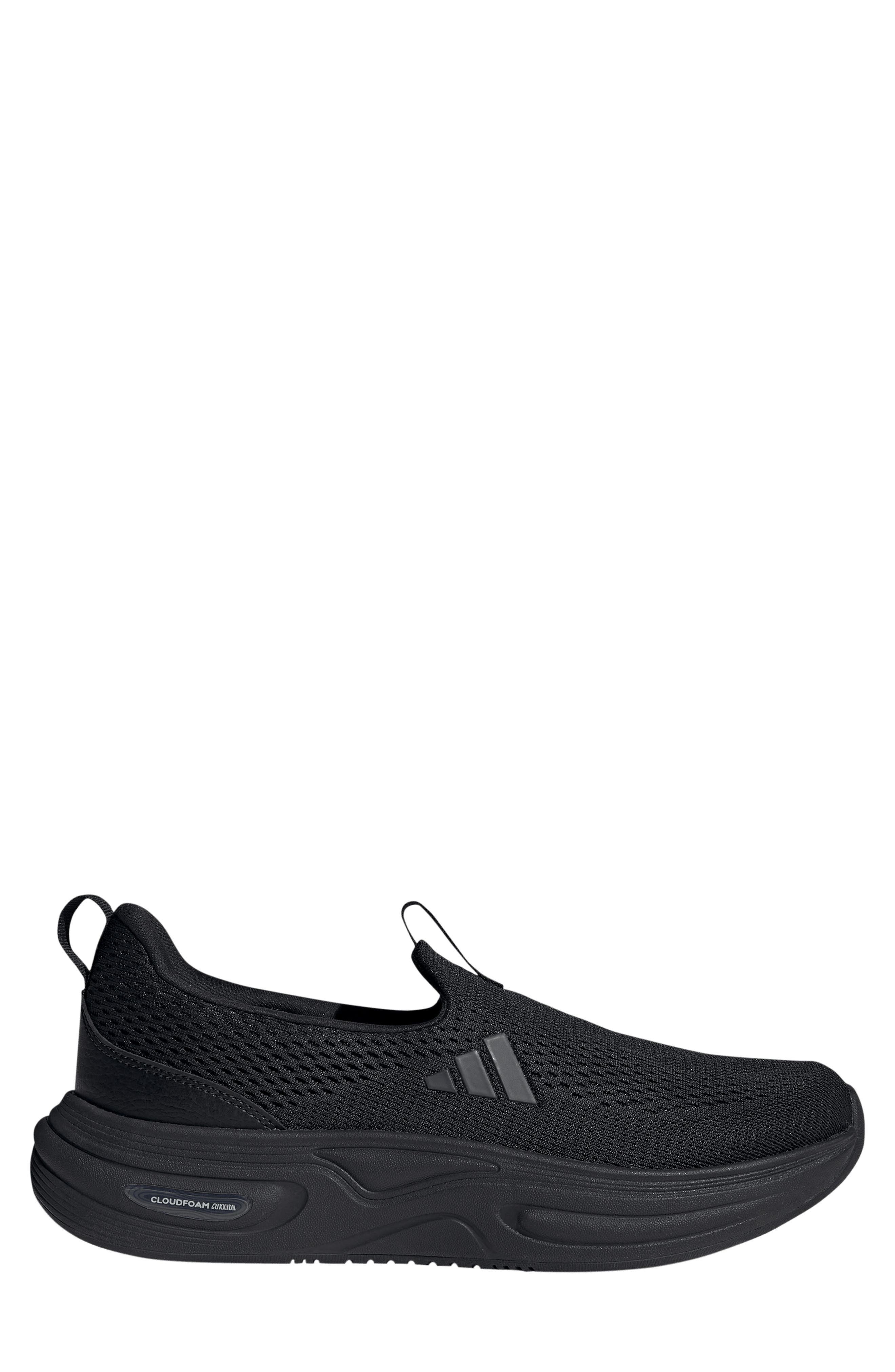 adidas Cloudfoam Cuxxion Slip-On Sneaker, Alternate, color, Core Black/ Grey/ Core Black