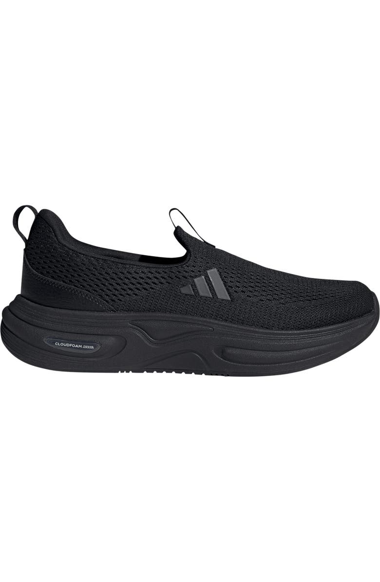 adidas Cloudfoam Cuxxion Slip-On Sneaker, Alternate, color, Core Black/ Grey/ Core Black