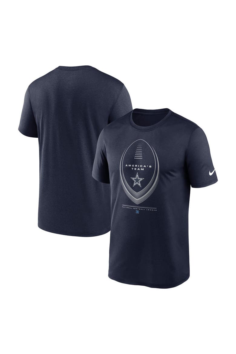 Men's Nike Navy Dallas Cowboys Big & Tall Legend Icon Dri-FIT T-Shirt, Main, color, Navy