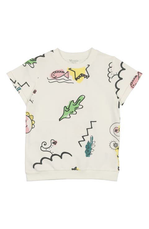 Kids' Coloring Book Print T-Shirt