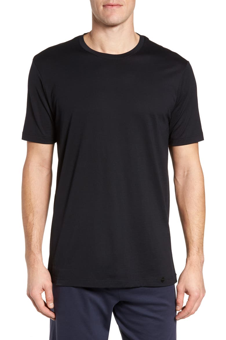 Night and Day Cotton Crew Neck T-Shirt, Main, color, BLACK