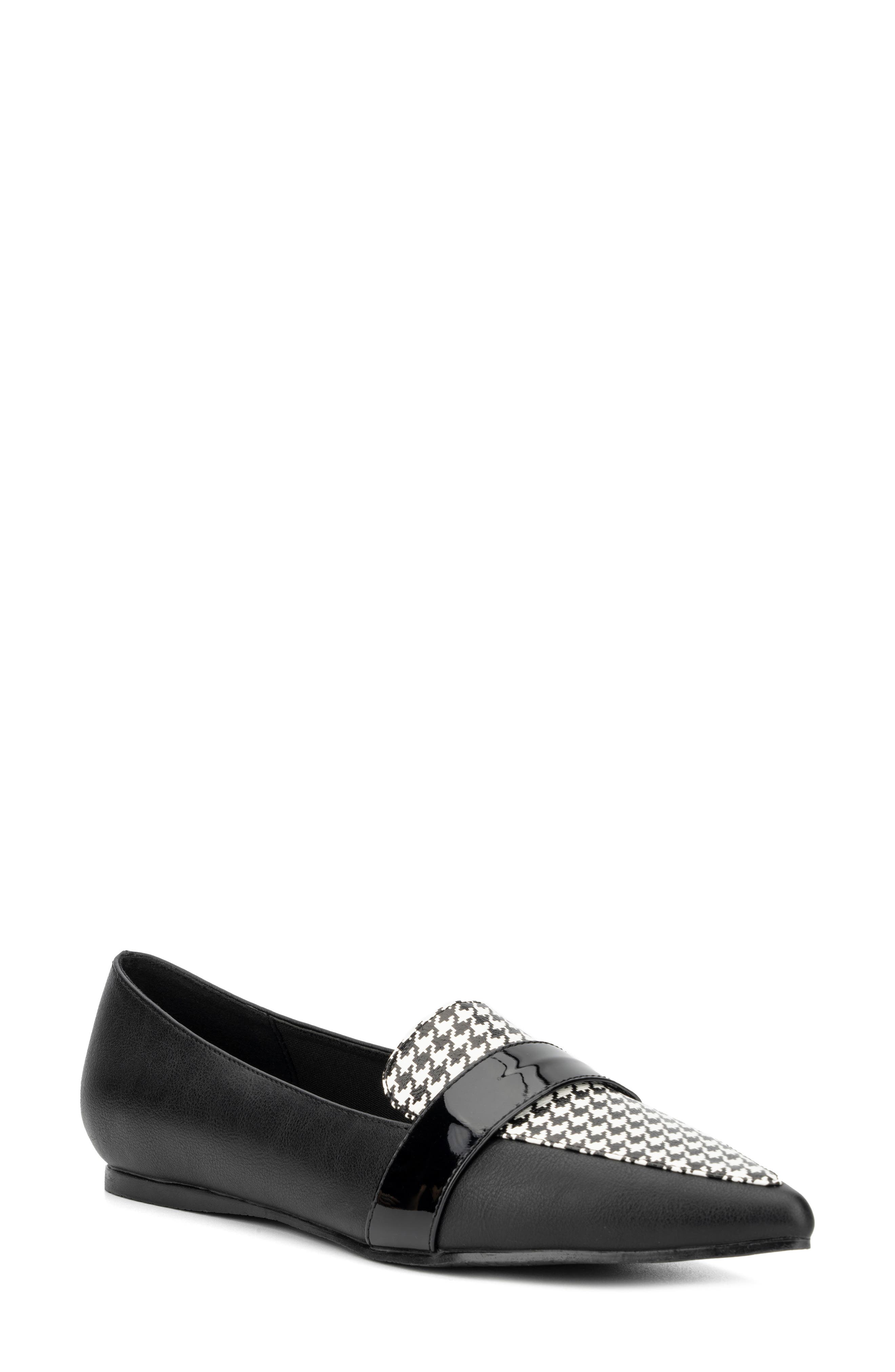 NEW YORK AND COMPANY Verity Houndstooth Loafer