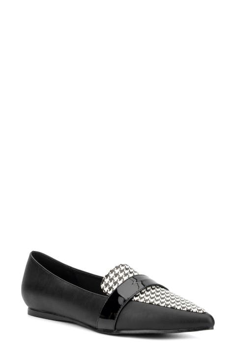 Verity Houndstooth Loafer (Women)