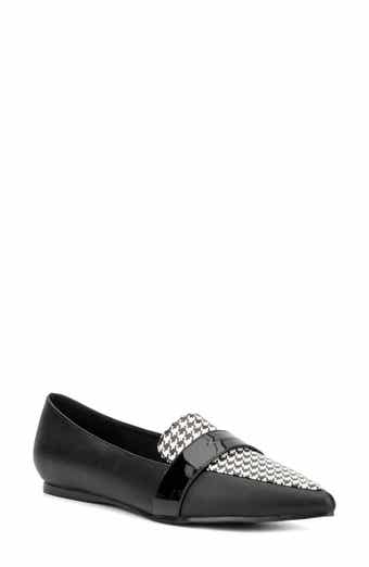 NEW YORK AND COMPANY Verity Houndstooth Loafer