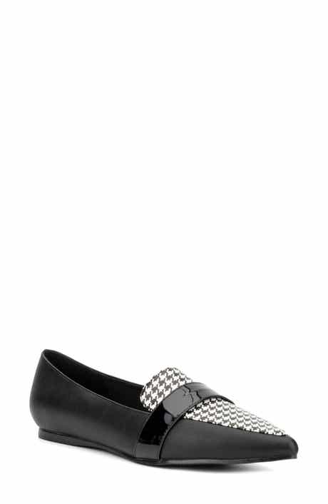 NEW YORK AND COMPANY Verity Houndstooth Loafer