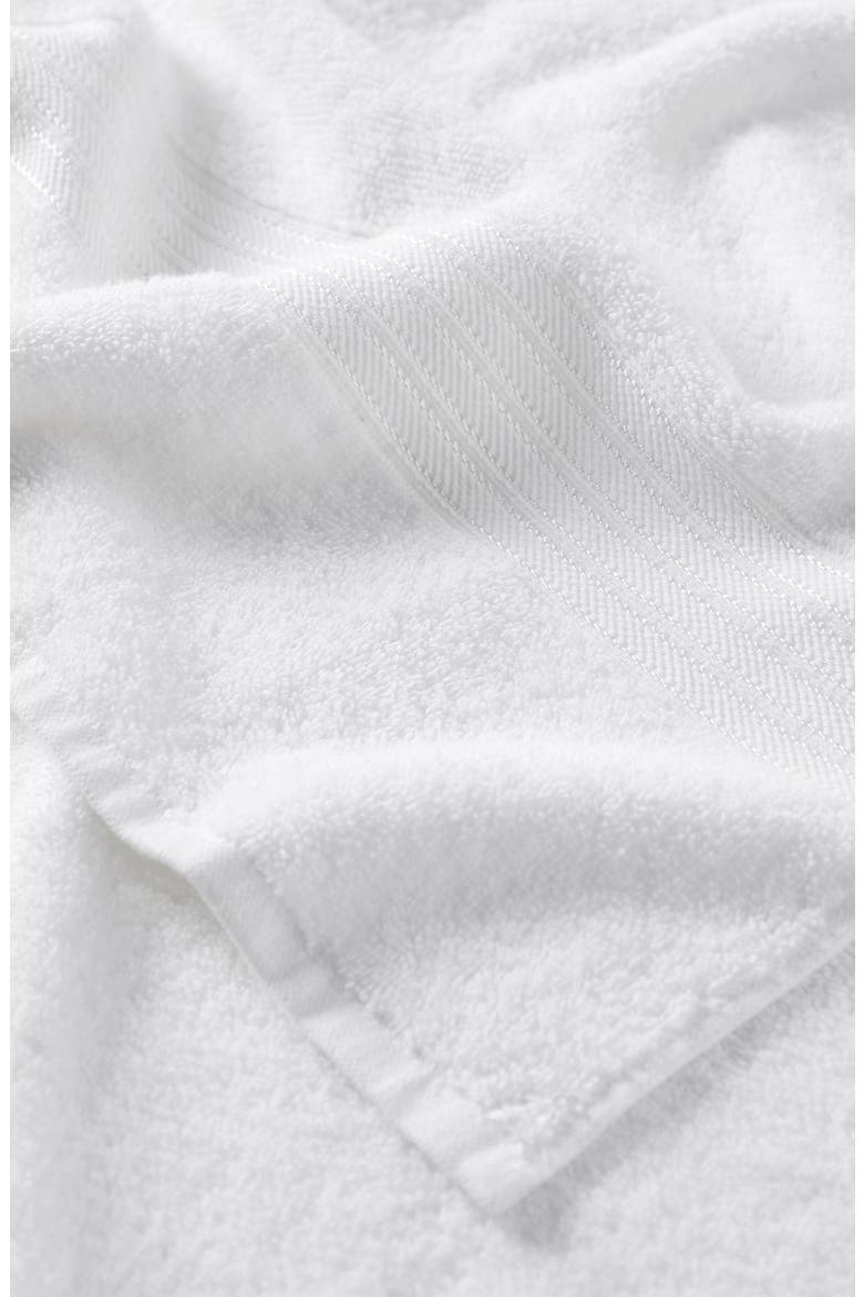 Quick-Dry Cotton 6-Piece Towel Set, Alternate, color, SOLID - WHITE