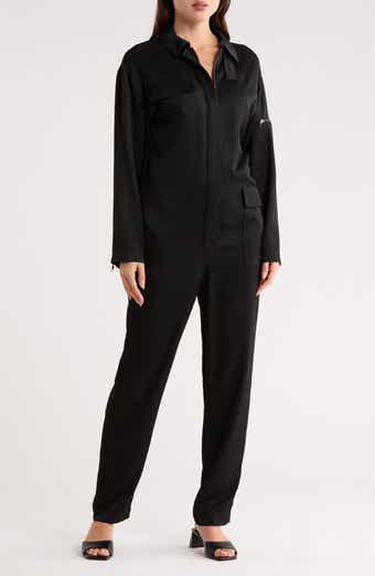 Longchamp Long Sleeve Utility Jumpsuit