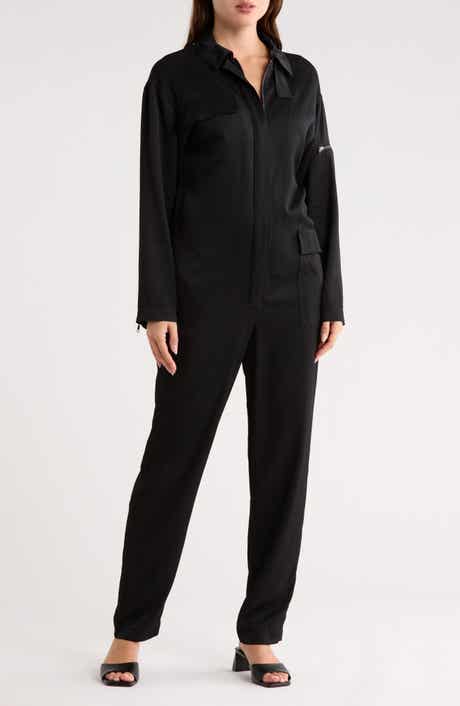 Longchamp Long Sleeve Utility Jumpsuit