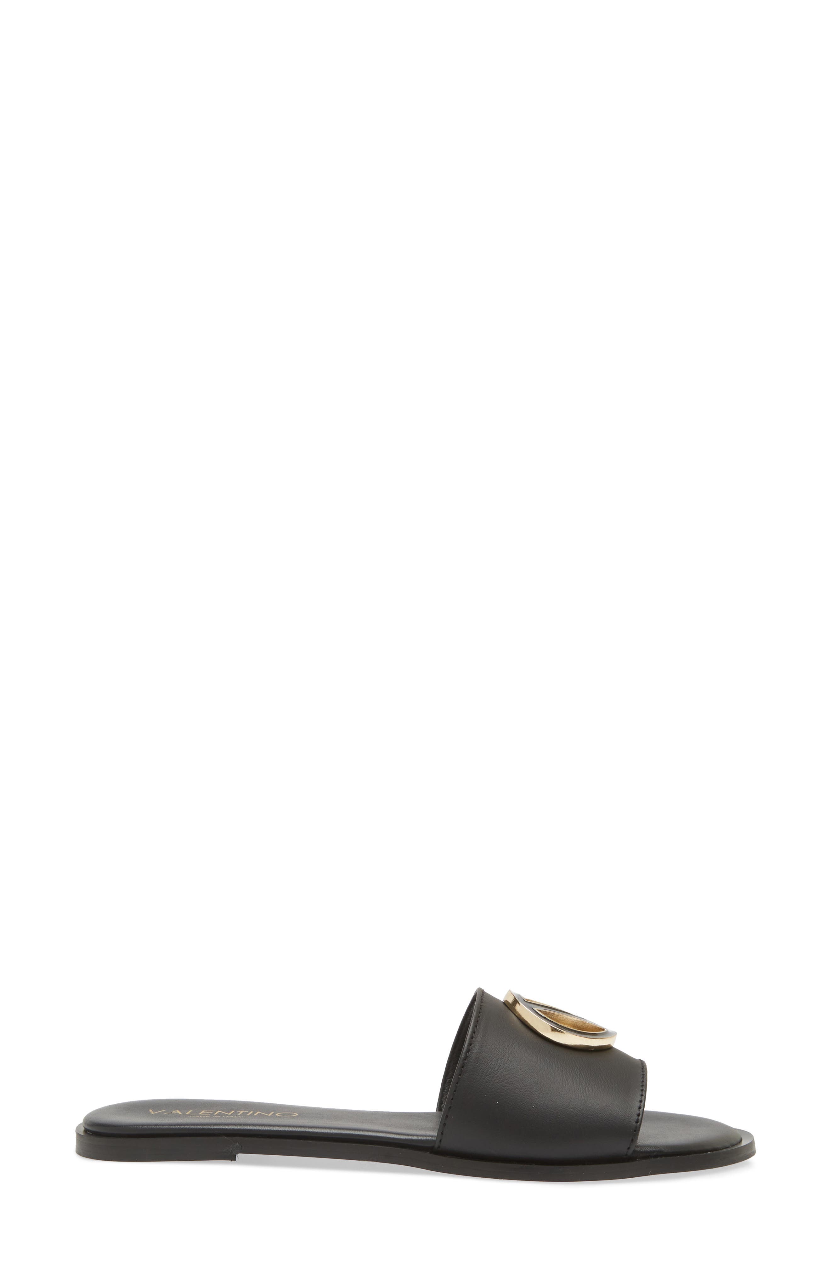 VALENTINO BY MARIO VALENTINO Bugola Slide Sandal, Alternate, color, Black