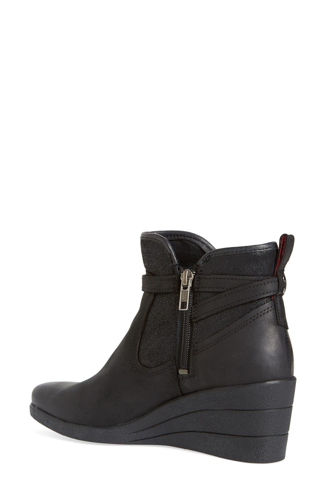 UGG<sup>®</sup> 'Emalie' Waterproof Wedge Bootie, Alternate, color, 
