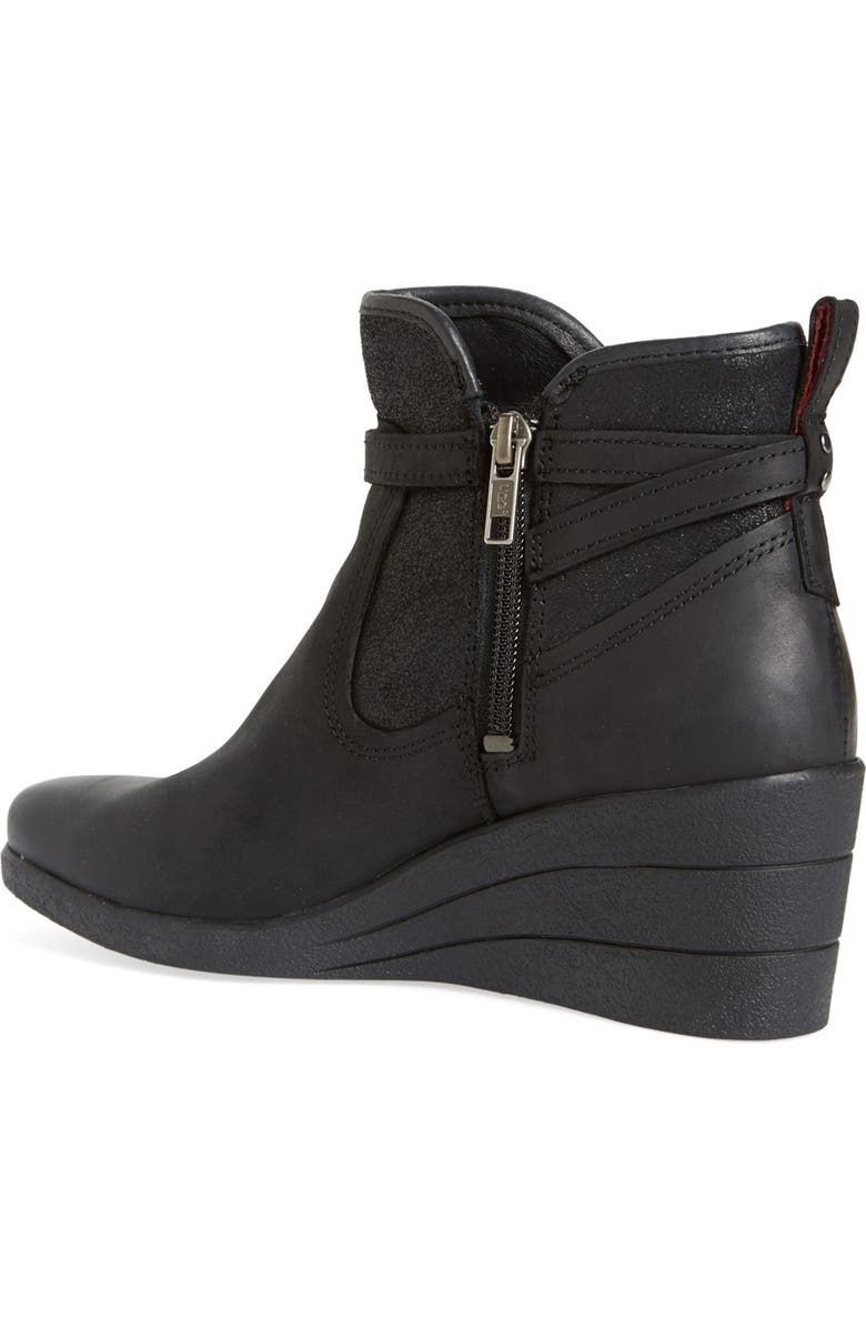 UGG<sup>®</sup> 'Emalie' Waterproof Wedge Bootie, Alternate, color,