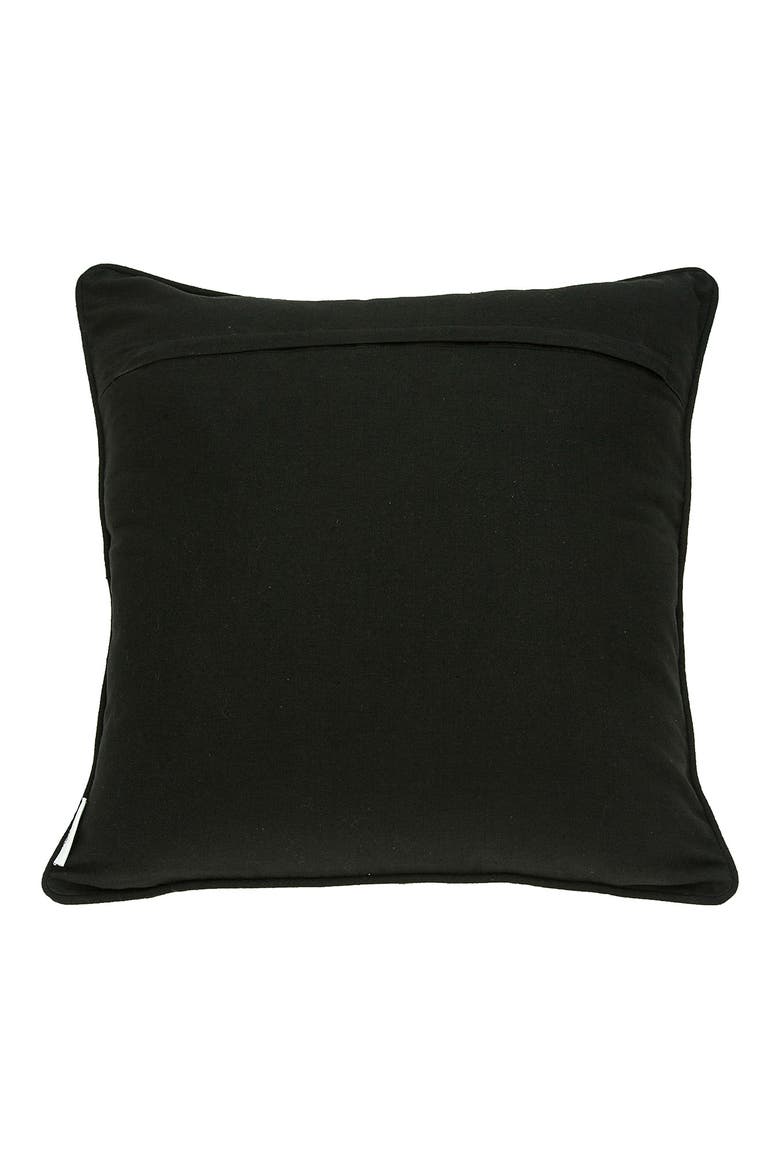 Abali Decorative Accent Pillow, Alternate, color, BLACK