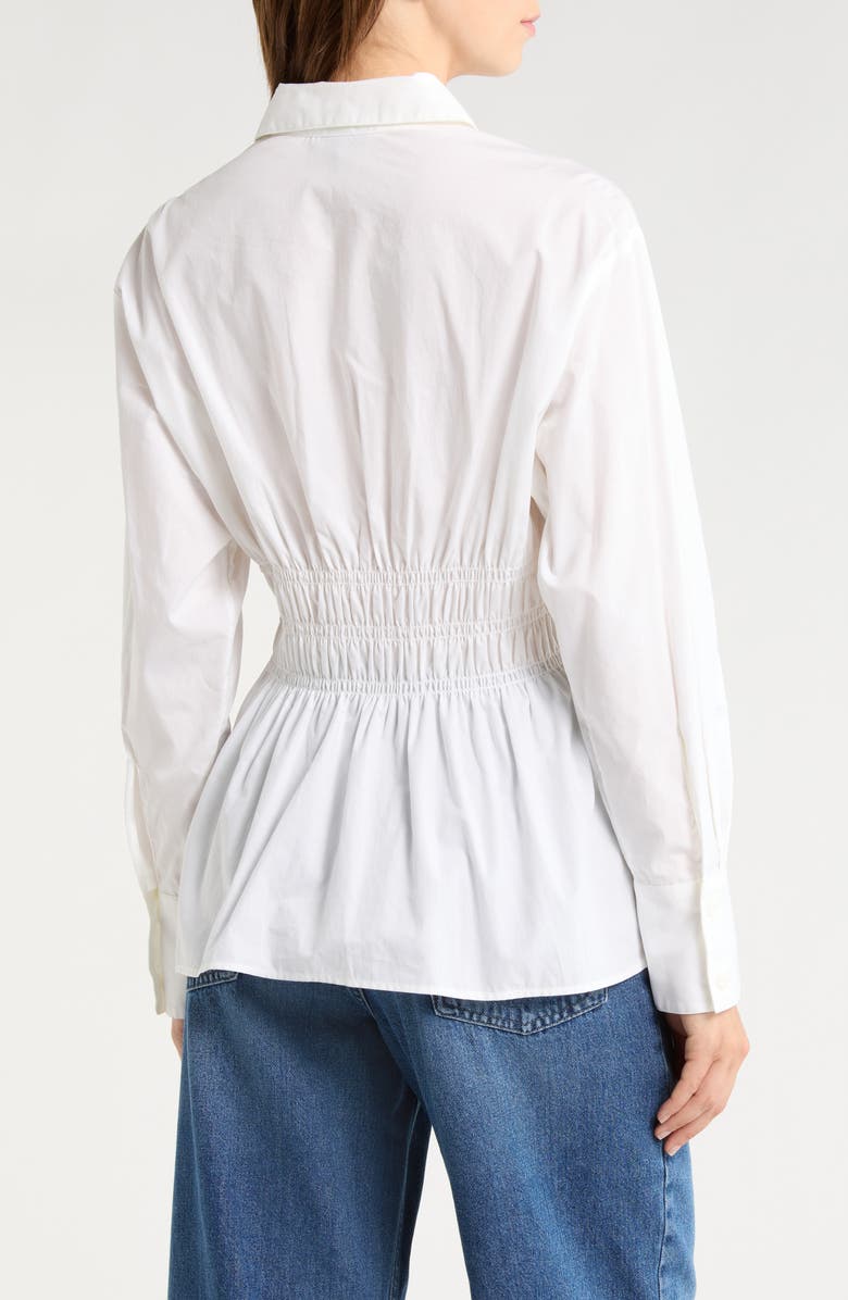 rag & bone Sly Poplin Shirt, Alternate, color, White