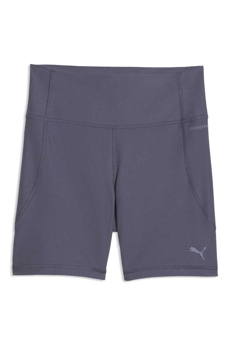 Cloudspun High Waist 6-Inch Short Tights, Main, color, INKY DEPTHS