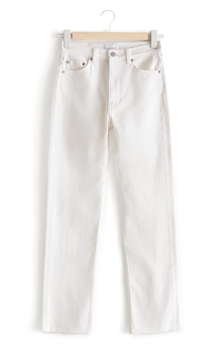 & Other Stories Favorite Cut High Waist Slim Fit Jeans, Alternate, color, 