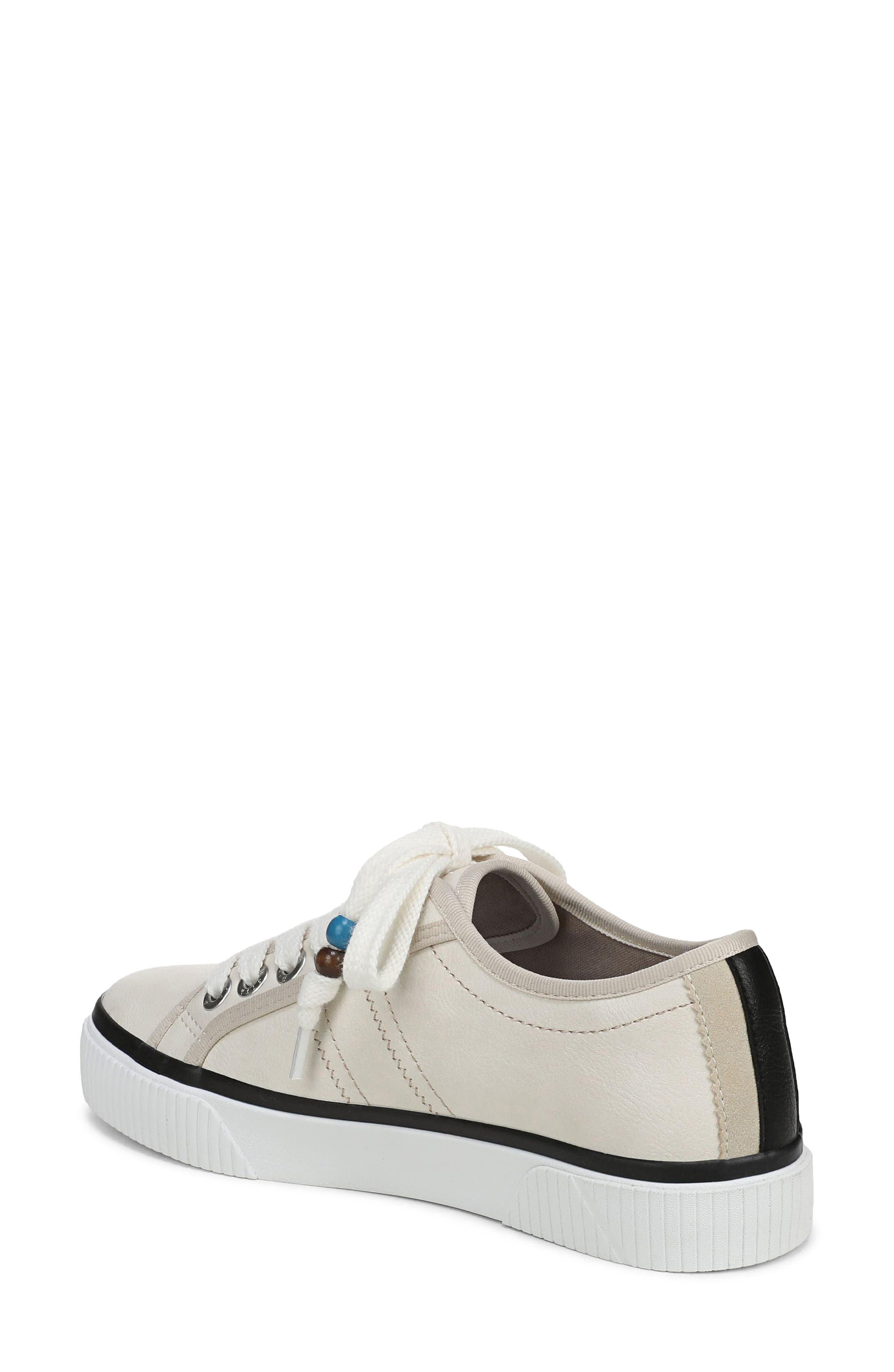 Azure Sneaker, Alternate, color, WHITE SAND FAUX LEATHER