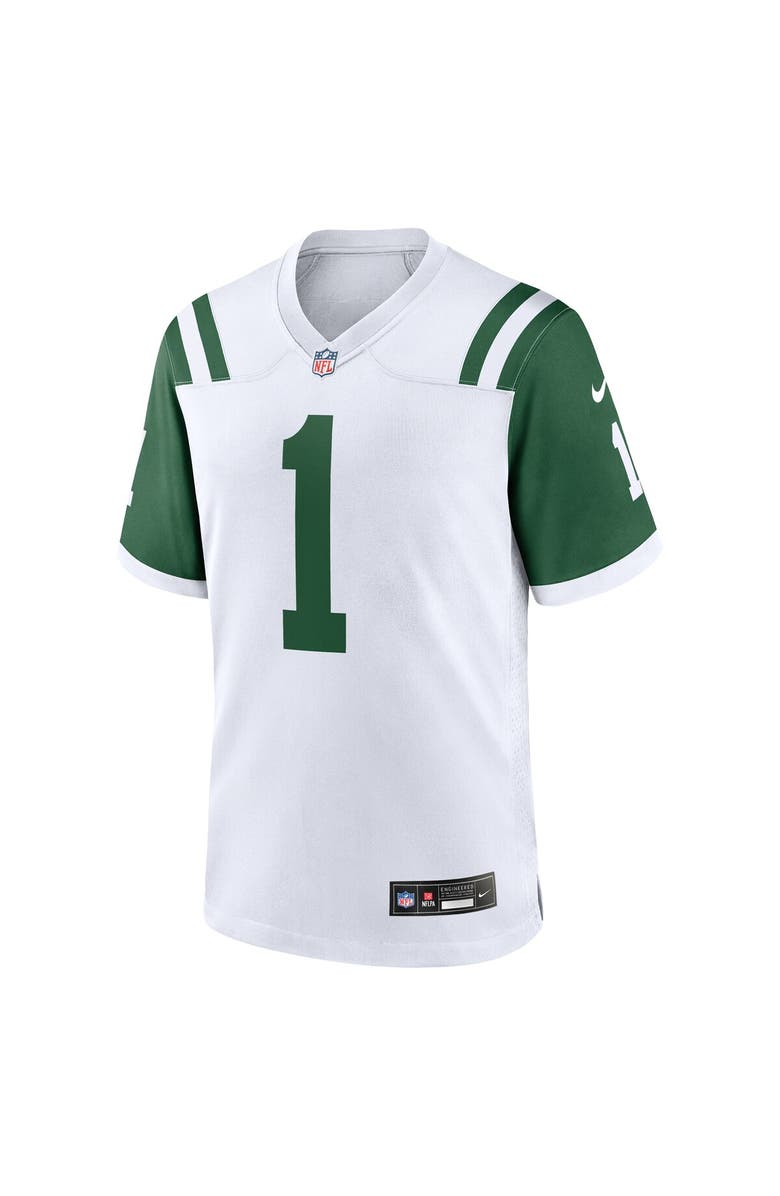 Nike Men's Nike Ahmad Sauce Gardner White New York Jets Classic Alternate Game Jersey, Alternate, color, White