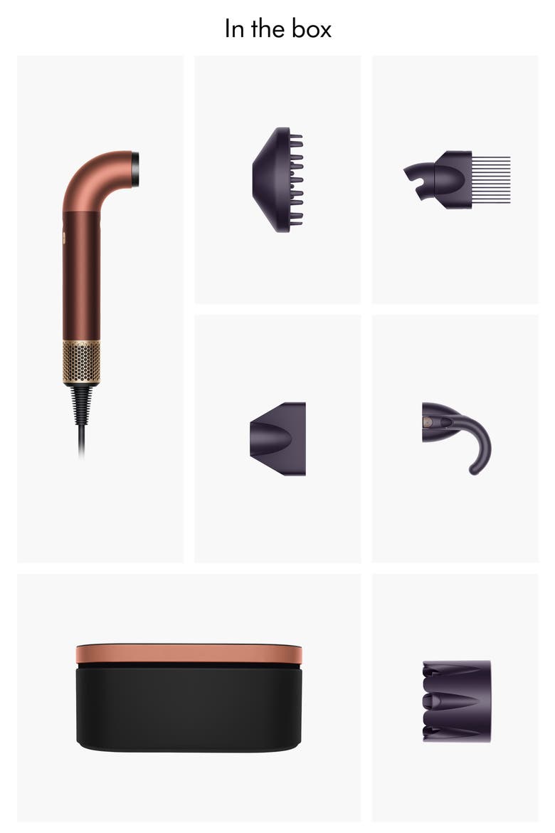 Limited Edition Supersonic r™ Hair Dryer in Plum and Copper, Alternate, color, PLUM COPPER