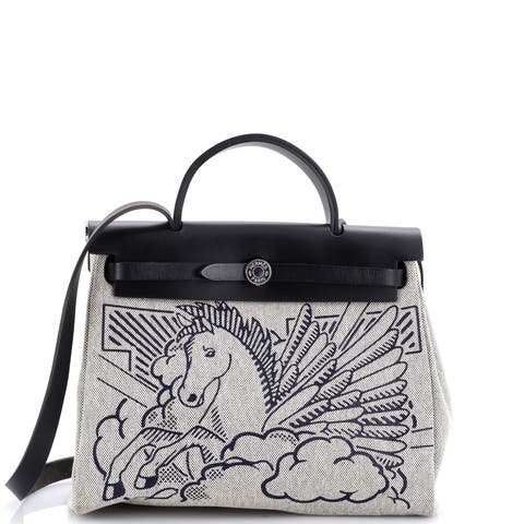 Herbag Zip Pegase Pop Toile and Leather 31