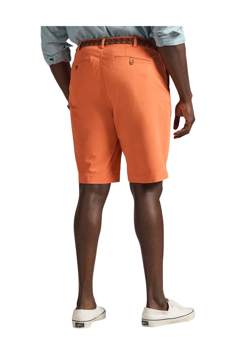 Polo Ralph Lauren Big & Tall Stretch Twill Shorts, Alternate, color, Deep Mango