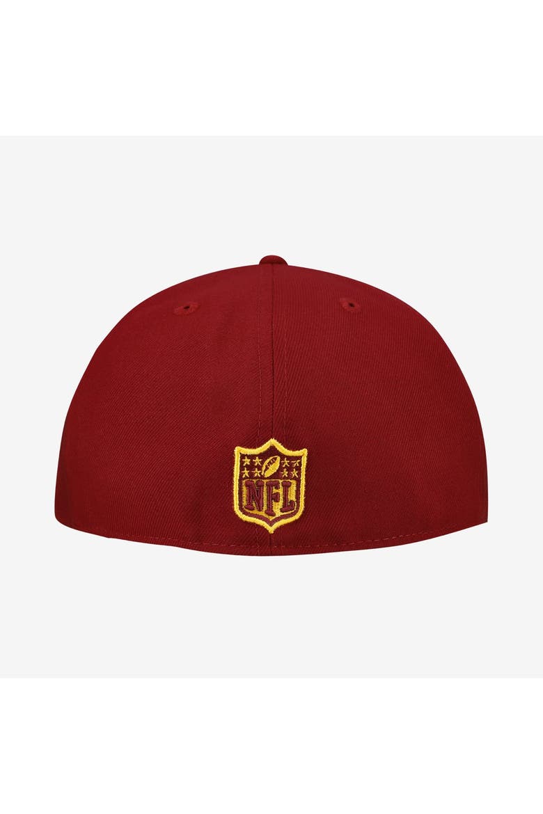 Men's New Era Burgundy Washington Commanders 59FIFTY Fitted Hat, Alternate, color, Burgundy