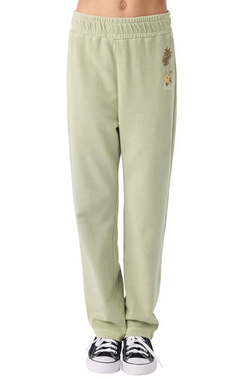 O'Neill Kids' Milena Graphic Sweatpants in Desert Sage 