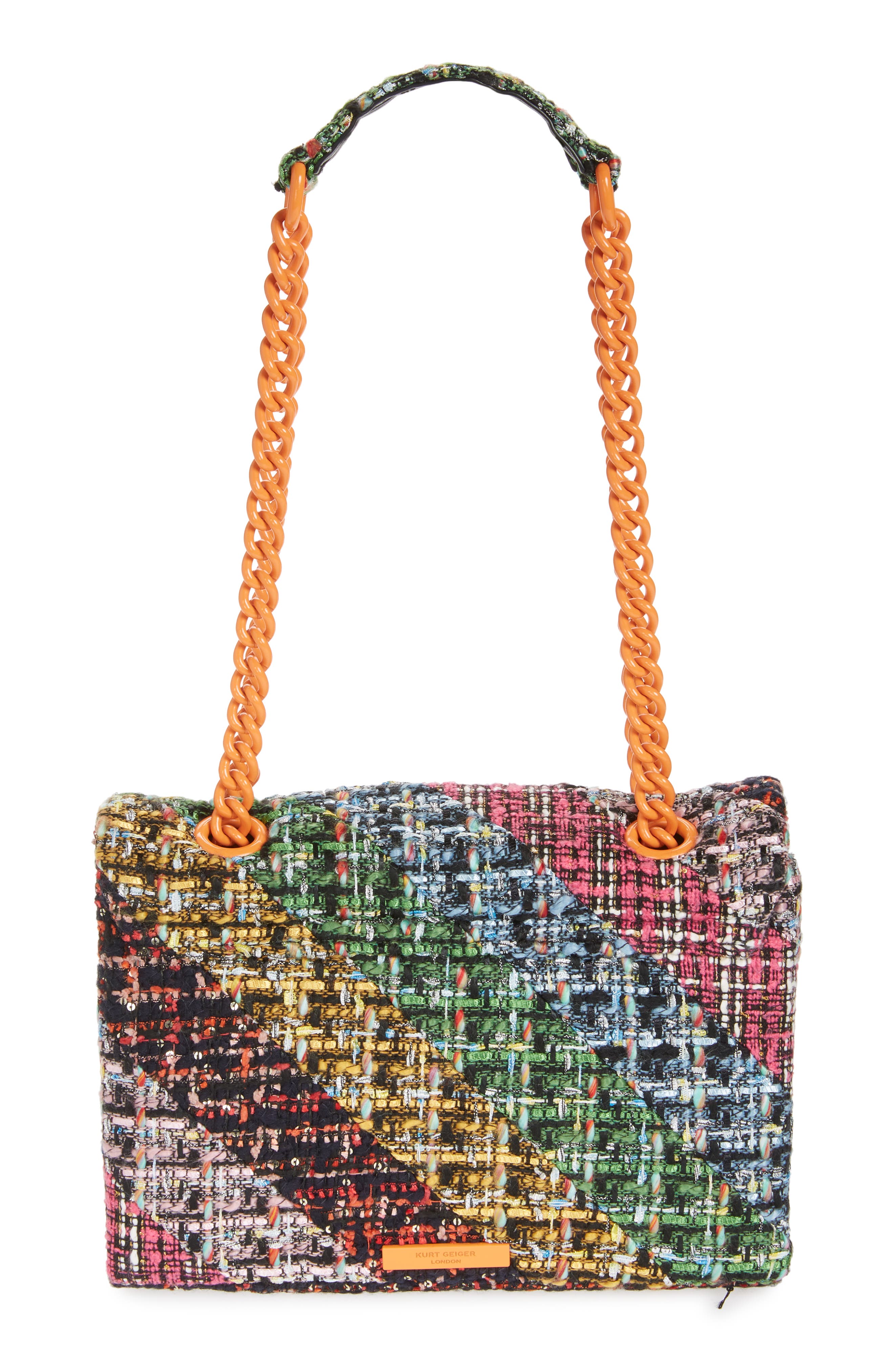Kurt Geiger London Kensington X Tweed Shoulder Bag, Alternate, color, 