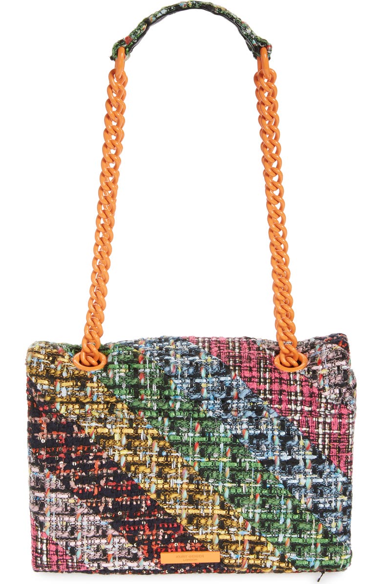 Kurt Geiger London Kensington X Tweed Shoulder Bag, Alternate, color,