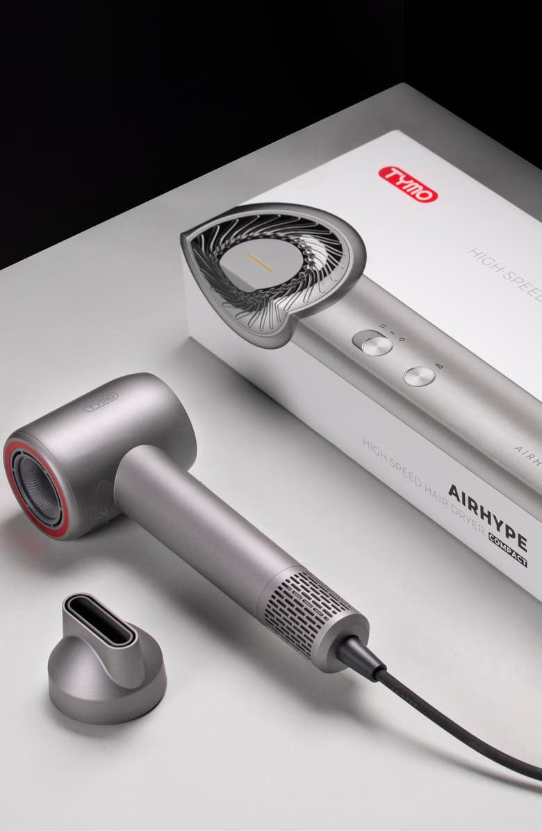 TYMO Airhype Compact High Speed Hair Dryer, Alternate, color, Silver