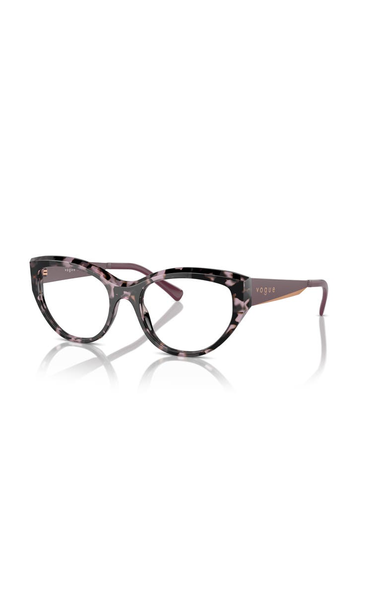 Vogue Eyewear 53mm Irregular optical glasses, Main, color, Tortoise