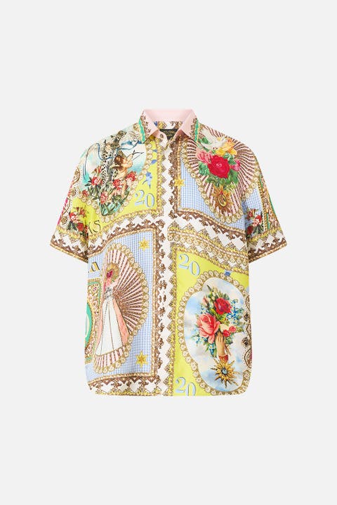 Short Sleeve Oversized Shirt