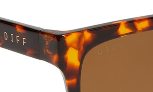 Diff Jake Polarized Rectangular Sunglasses