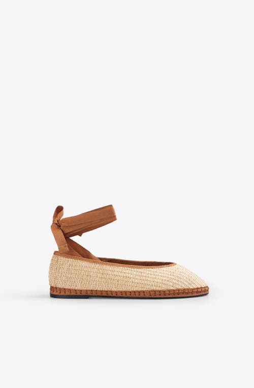 Scalpers Cord Rafia Slipper In Brown
