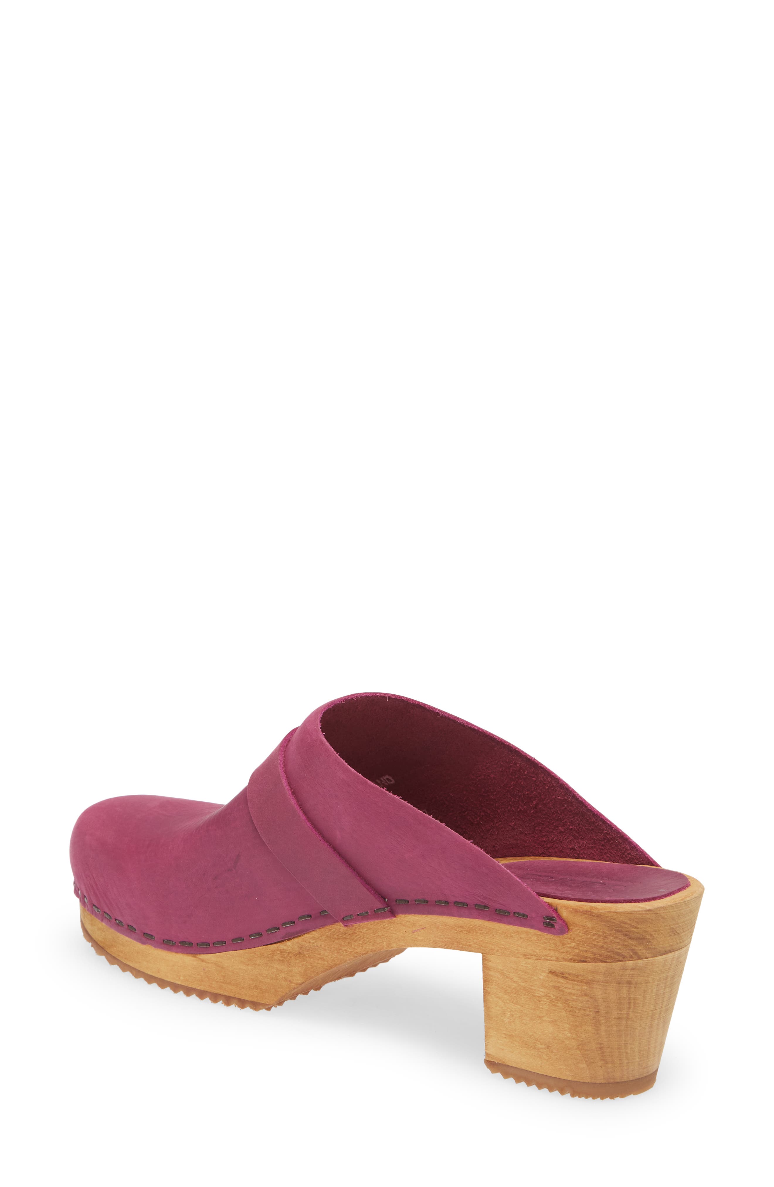 Manuella Leather Clog, Alternate, color, 013 PINK