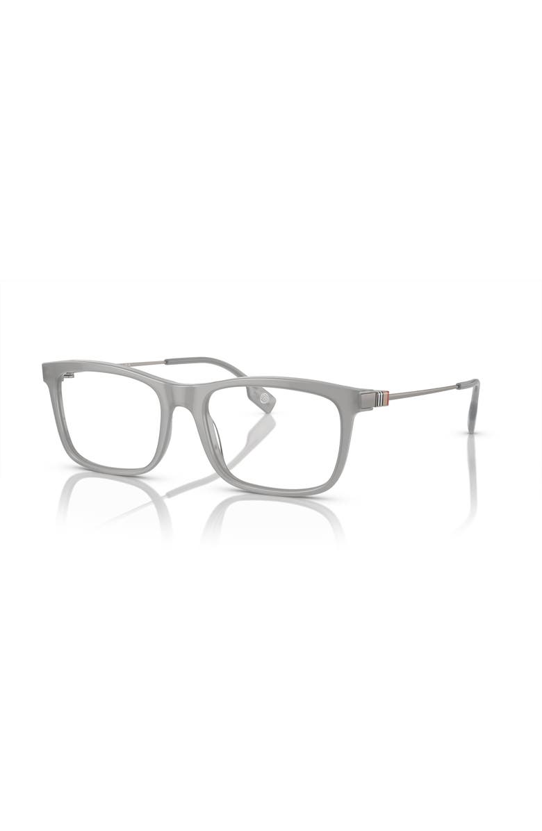 Burberry 53mm Rectangle optical glasses, Main, color, Grey