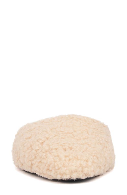 New York And Company Andi Faux Shearling Mule In Camel