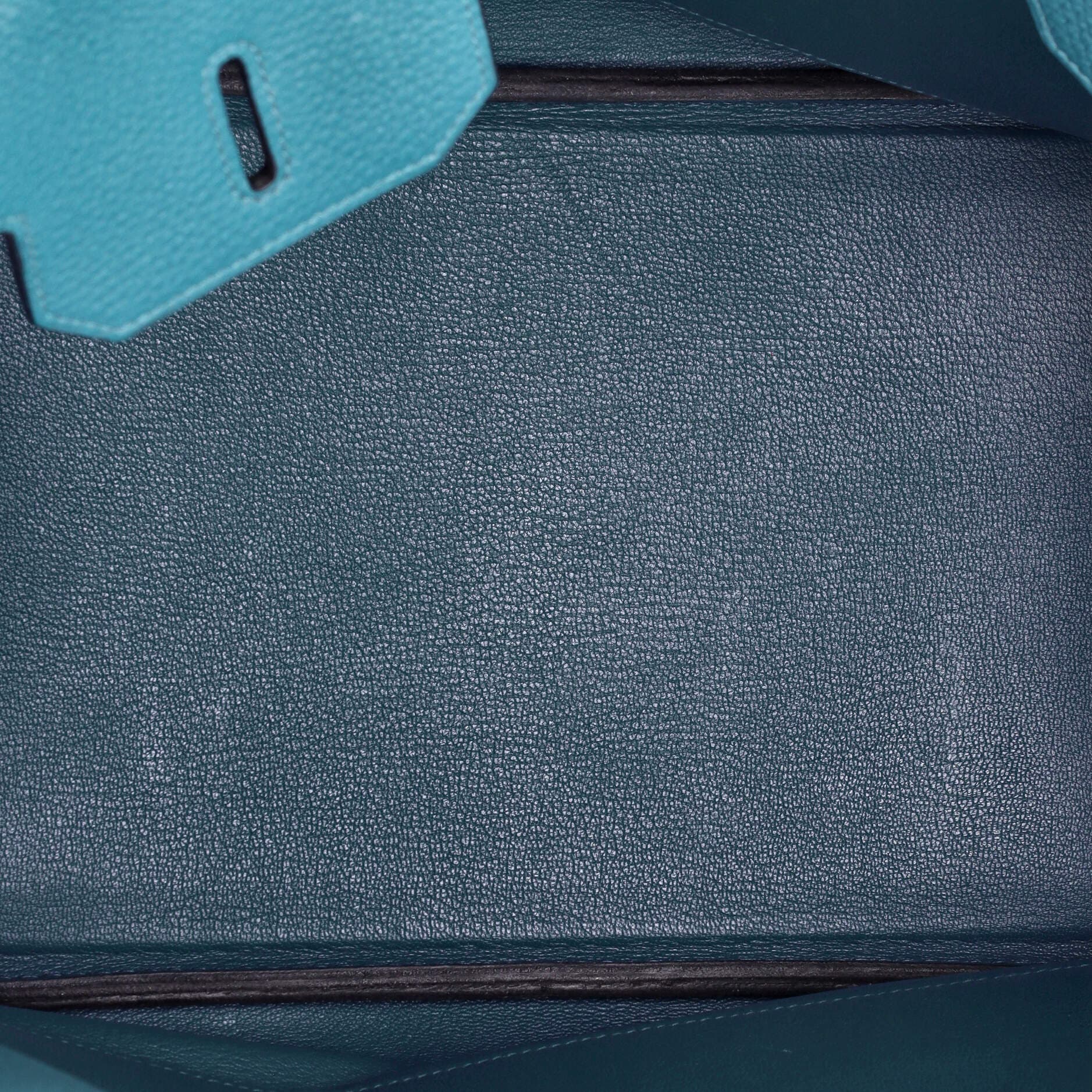 Pre-Owned Hermes Birkin Handbag Blue Togo with Palladium Hardware 35, Alternate, color, 